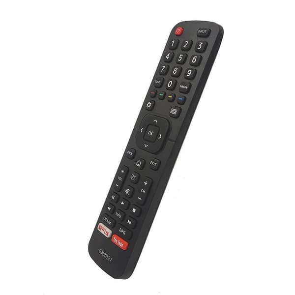 TV-fjernkontroll erstatning for Hisense EN2B27 Black