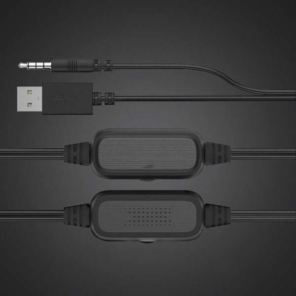 DARK ALIEN USB-høyttalere for skrivebord, datamaskin, bærbar PC, subwoofer med RGB Black