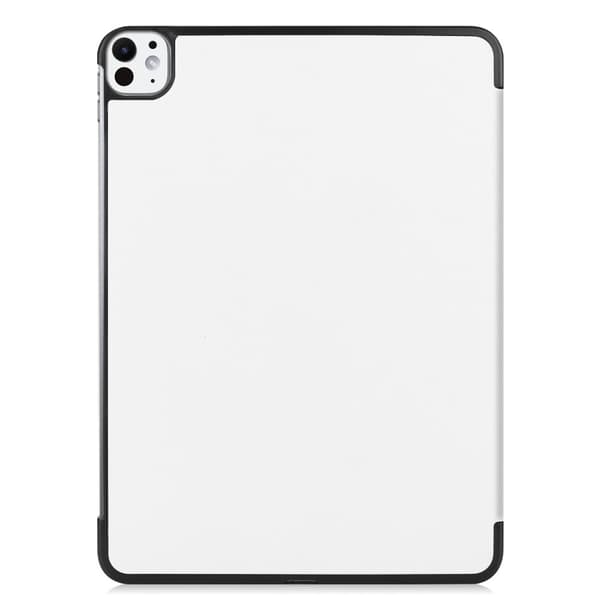 Til iPad Pro 11 (2024) Etui Tre - fold Stativ Tablet Cover - Hvid White