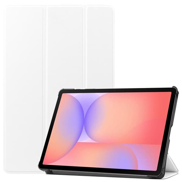 Til Samsung Galaxy Tab S10 Lite / S10 FE / S9 FE Etui med Stander - Hvit White