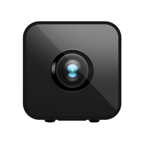 Rörelsedetektering WiFi-säkerhetskamera Night Vision trådlös övervakningskamera Svart