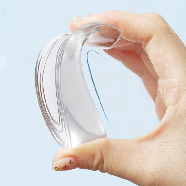 Skoinsats inlägg skolyft Silikon 1 cm inre höjande innersula Transparent