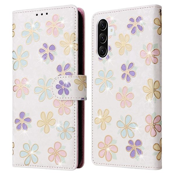 Til Samsung Galaxy A37 5G blomstercover Multicolor