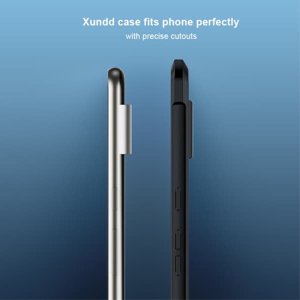 XUNDD Bakdeksel for Pixel 8 Akryl+TPU Telefonveske Black