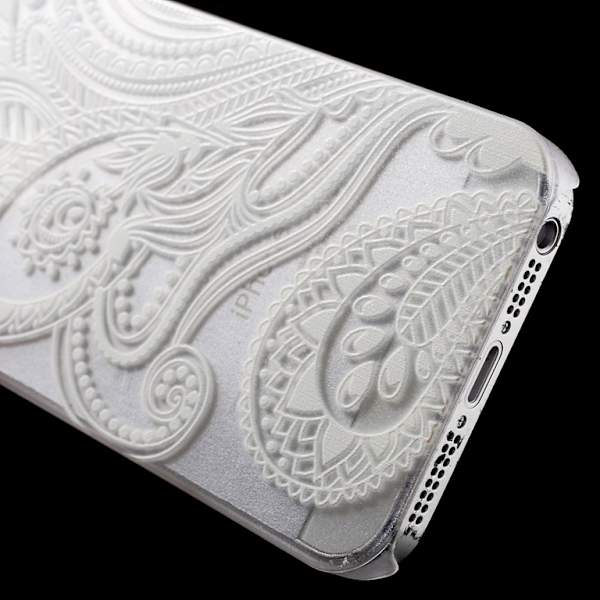 iPhone 5/5s Skal Paisley Pattern Transparent