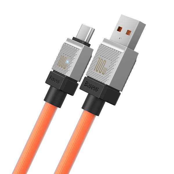 BASEUS CoolPlay Series 1m USB C Laddningskabel 100W Orange
