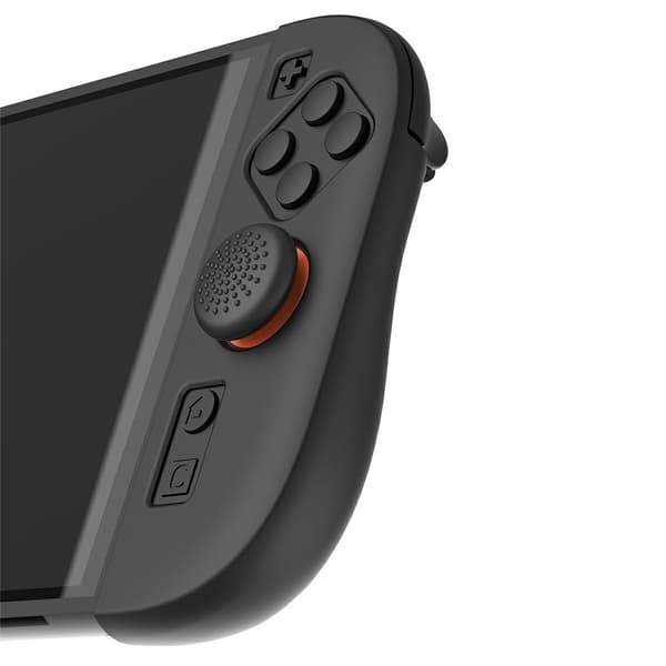 1 pari yhteensopivaa Nintendo Switch 2 -koteloa, jossa 4 suojusta, musta Black