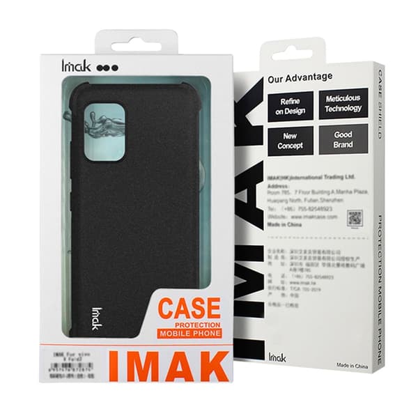 IMAK For Redmi A5 4G Deksel TPU-telefonbeskyttelse Airbag-støtsikker Matte Black Black