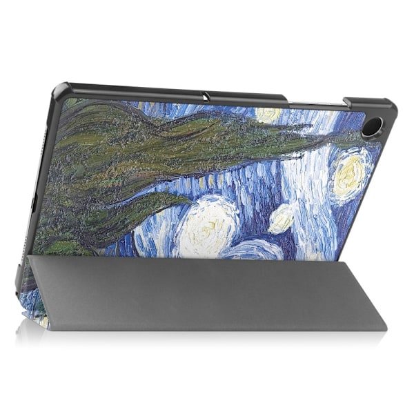 Trifoldet stativetui til Samsung Galaxy Tab A9 8.7" - Painting Multicolor