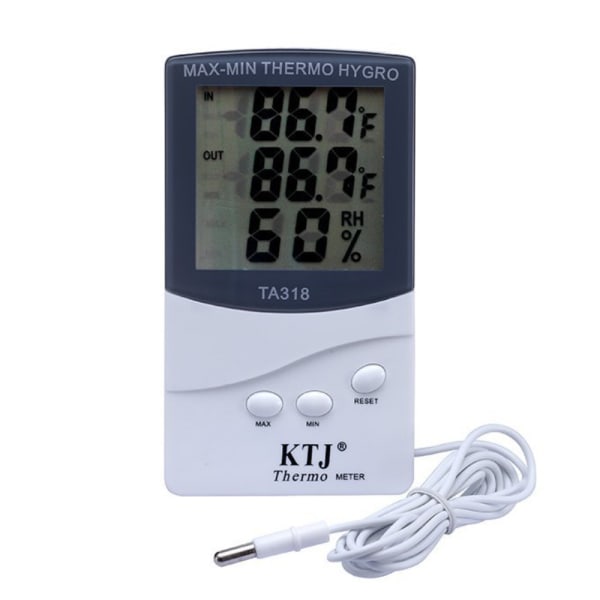 Indendørs og udendørs termometer Hygrometer TA318