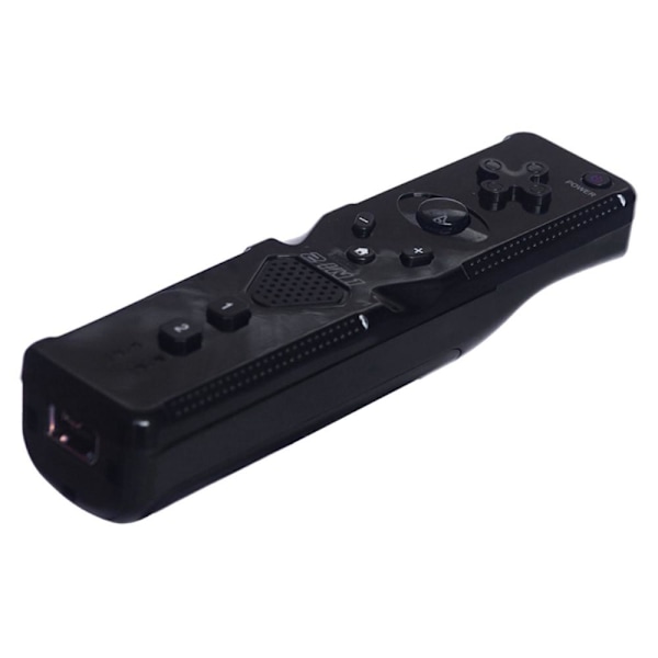 2-i-1 Kompatibel med Wii-kontroller Motion Plus Svart Black