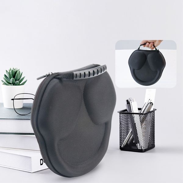 För AirPods Max Stötsäker Väska Vattentät förvaring för headset Svart