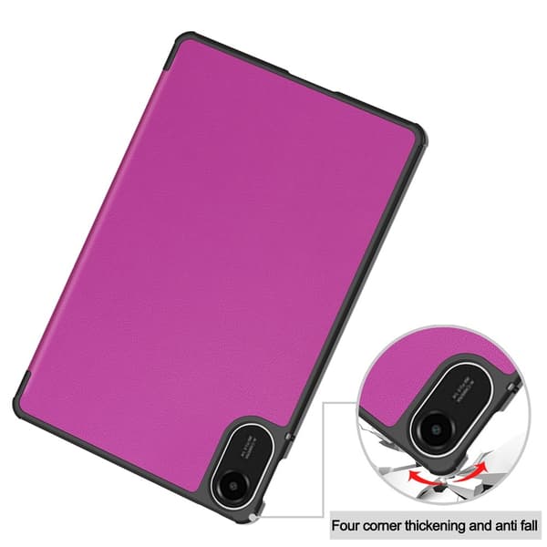 För Xiaomi Redmi Pad 2 Fodral Stöttåligt Ställbart Tabletfodral Lila