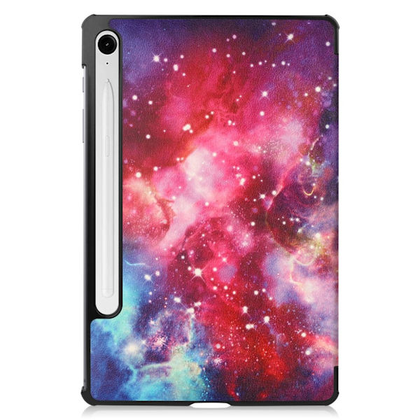 Trifoldet stativ Smart Taske til Samsung Galaxy Tab S9 FE Multicolor