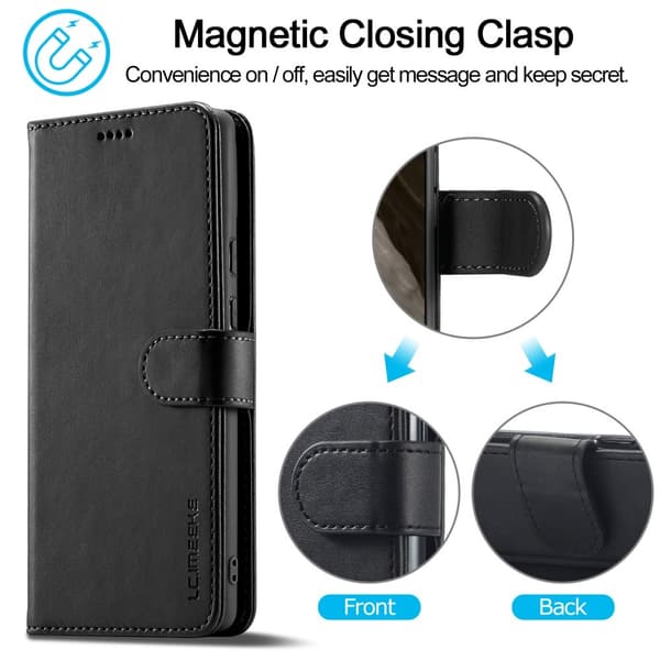 LC.IMEEKE Wallet Case till Pixel 8 - Svart Svart