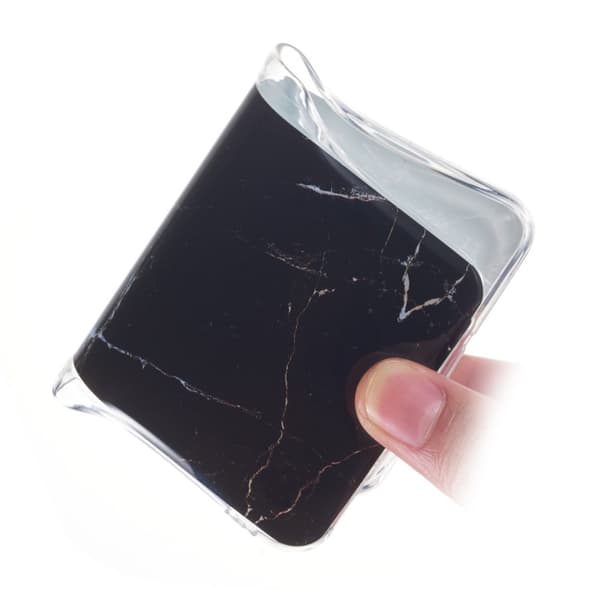 MTK Samsung Galaxy A40 TPU Marmor - Style A Svart