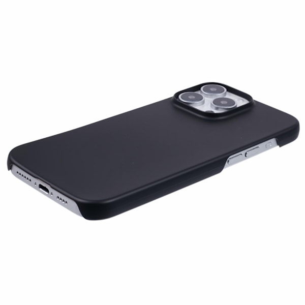 Fodral Skal för iPhone 16 Pro Max Stötsäkert hårt Gummibelagt telefonskal Svart