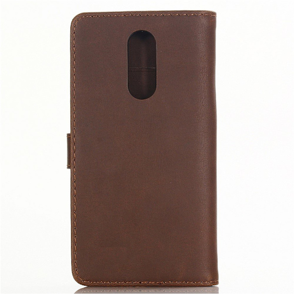 OnePlus 7 Retro Lommebok - cover - Kaffe Brown