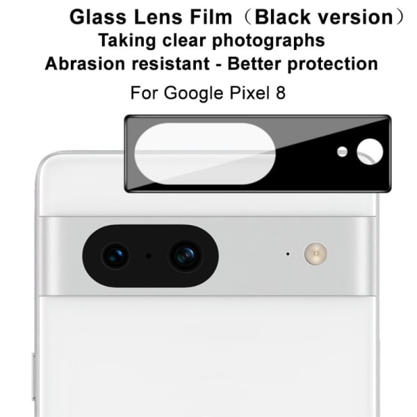 IMAK Google Pixel 8 -kameran linssisuojalle karkaistu lasilinssi Transparent