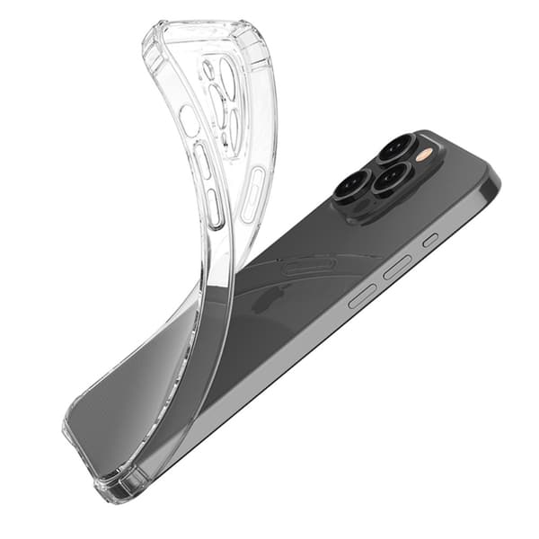 Til iPhone 15 Pro Max Deksel TPU - telefonveske Transparent