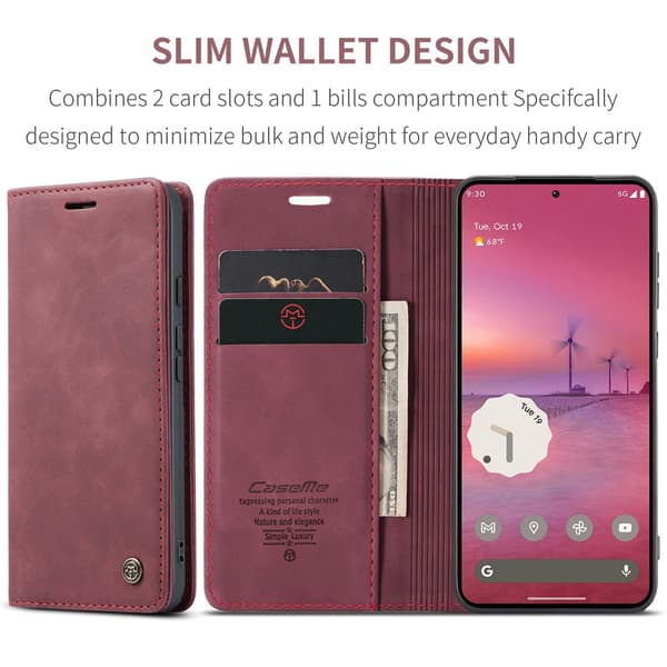 CASEME Google Pixel 10A Kotelo Teline Puhelinkotelo Red