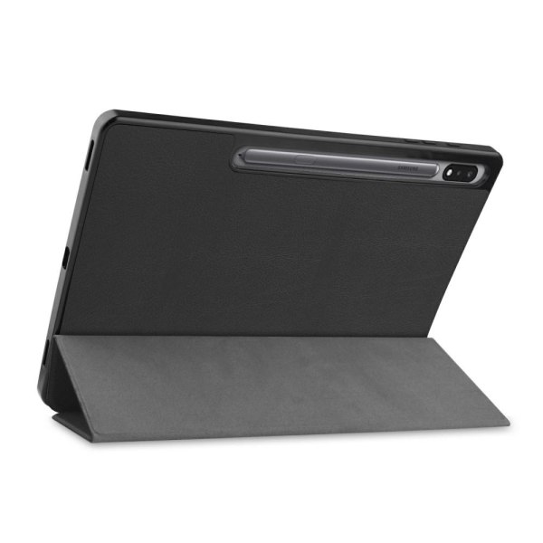 Slim Fit Cover Fodral Till Samsung Galaxy Tab S7 Plus / S8 Plus Svart