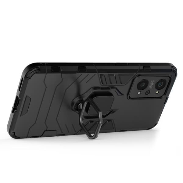 Realme GT Neo 2 fingerring Kickstand Hybrid Taske Black