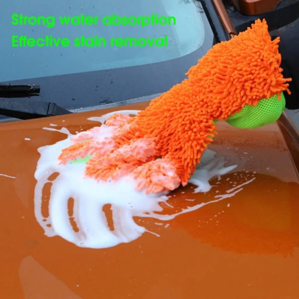 Pese auto sujuvasti Käsine Autonpesu Puhdista auto Green