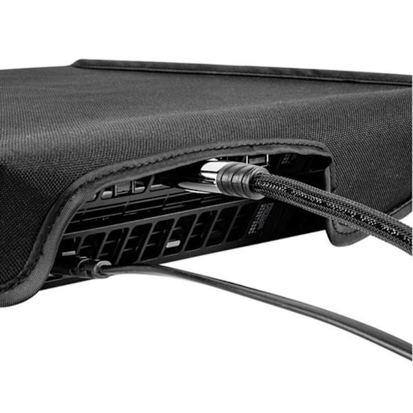 Til Sony PS4 / PS4 Slim Game Console Støvdæksel Anti-ridsebeskyttelse Black