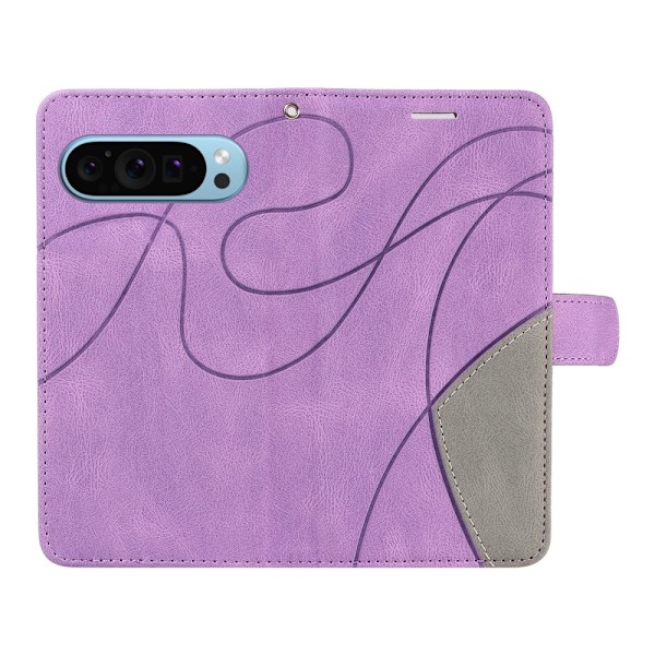 Til Google Pixel 9 / 9 Pro KT - serie - 1 dobbeltfarve etui Purple