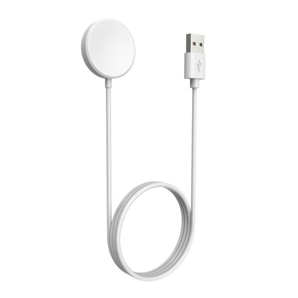 Oplader til Samsung Galaxy Watch 6 5 4 Classic 3 Active White