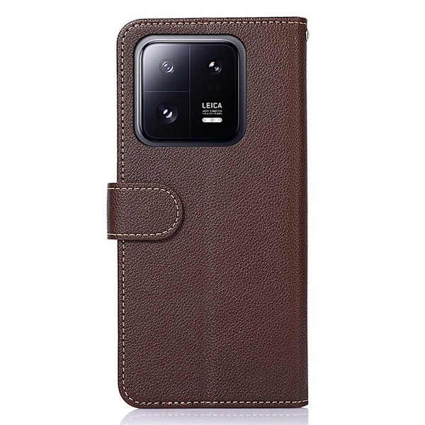 KHAZNEH Pung etui til Xiaomi 14 - Brun/Blå Brown