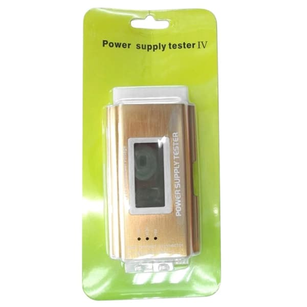 LCD Display ATX Power Tester Desktop Computer Power Test Tool Gold