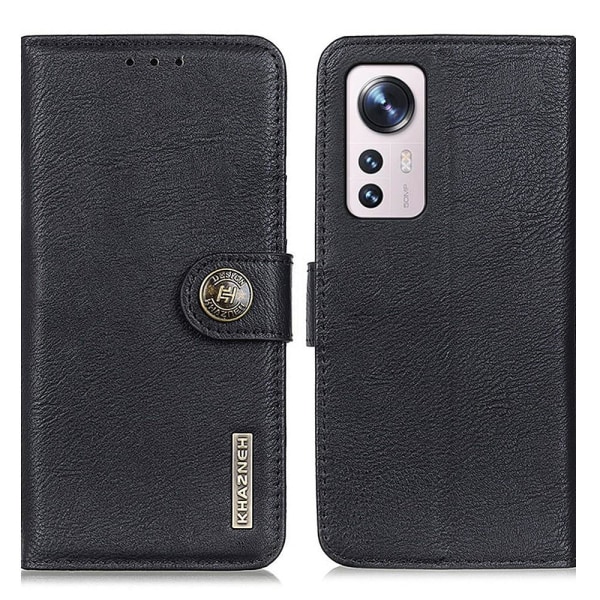 KHAZNEH Wallet Stand Case Xiaomi 12 Black