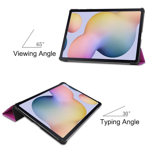 Slim Fit Cover Fodral Till Samsung Galaxy Tab S7 Plus / S8 Plus - Lila Lila