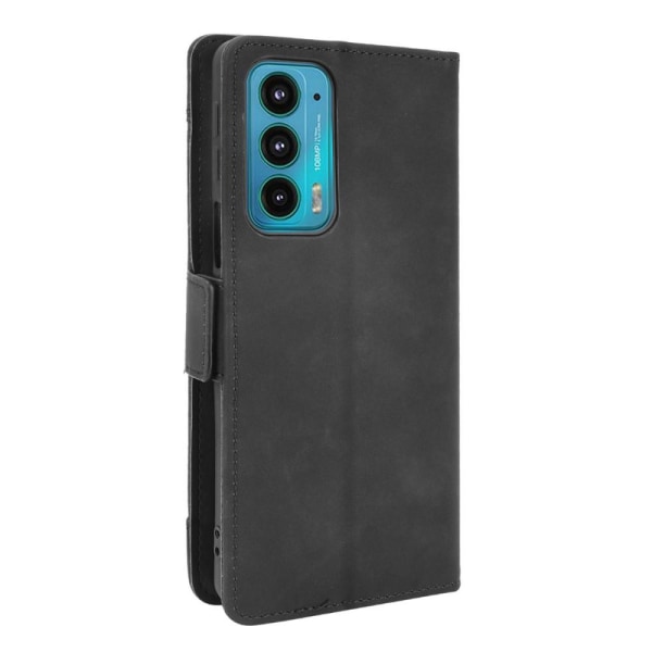 Wallet Stand Flip Telefontaske til Motorola Edge 20 - Sort Black