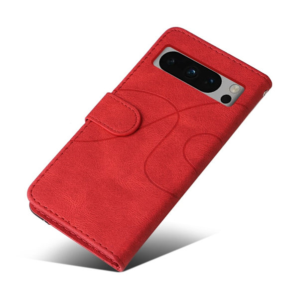 Google Pixel 8 Pro KT Series-1 Kahden Värin Kotelo Remmillä Red