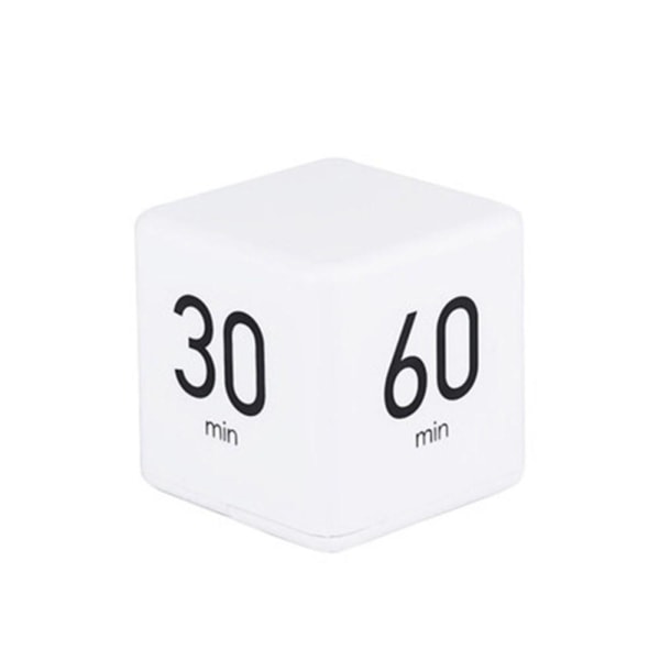 Timer Digital Display Timer Countdown Alarm 15-20-30-60 Minutes White