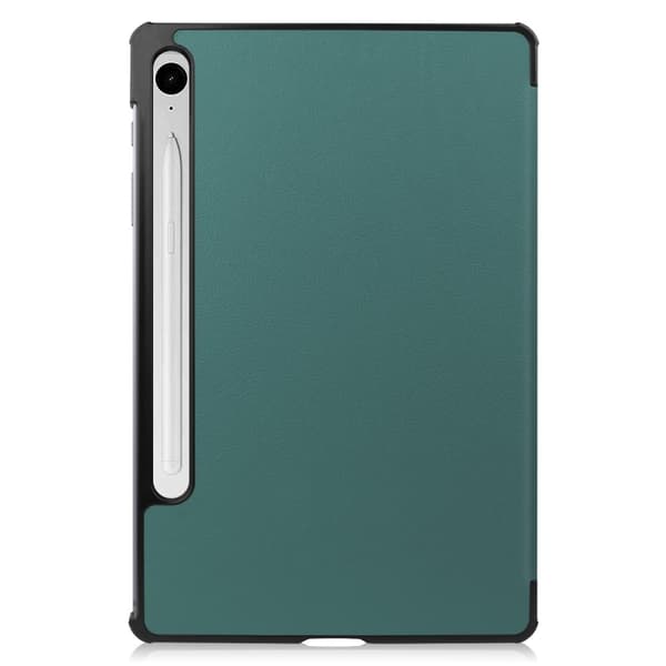 Tri-fold Smart-etui med stativ for Samsung Galaxy Tab S9 FE Green