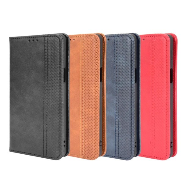 Wallet Stand Flip-telefontaske til Motorola Edge 20 Pro - Sort Black