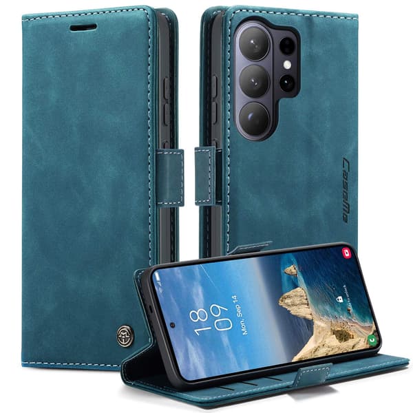 CASEME Plånboksfodral Samsung Galaxy S26 Ultra - Blå Blå