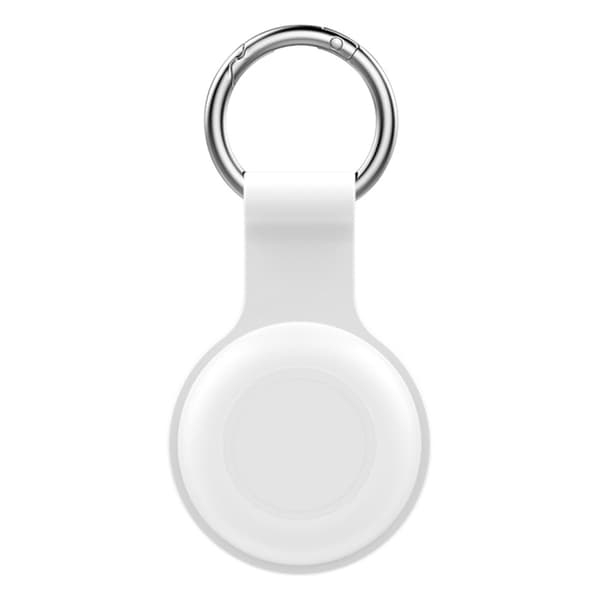 Veske for A AirTag Bluetooth-kompatibel Tracker Protector Sleeve Anti-Lost - Hvit White