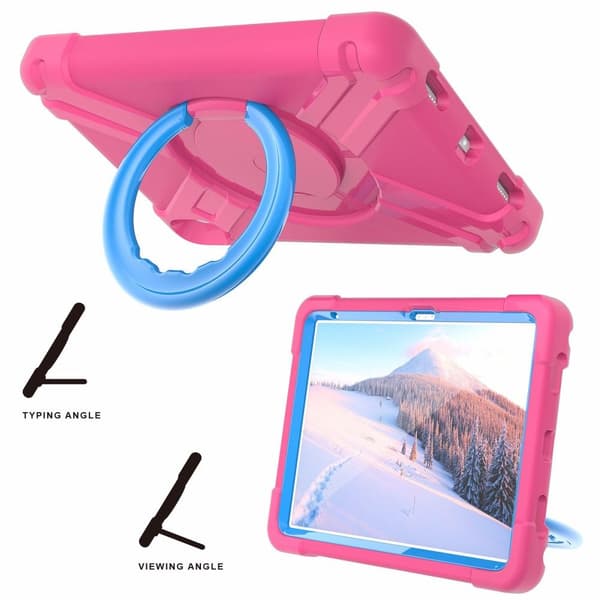 Heavy Duty Armor - deksel til iPad 10.9 2022 Gen 10 - Rosa Pink