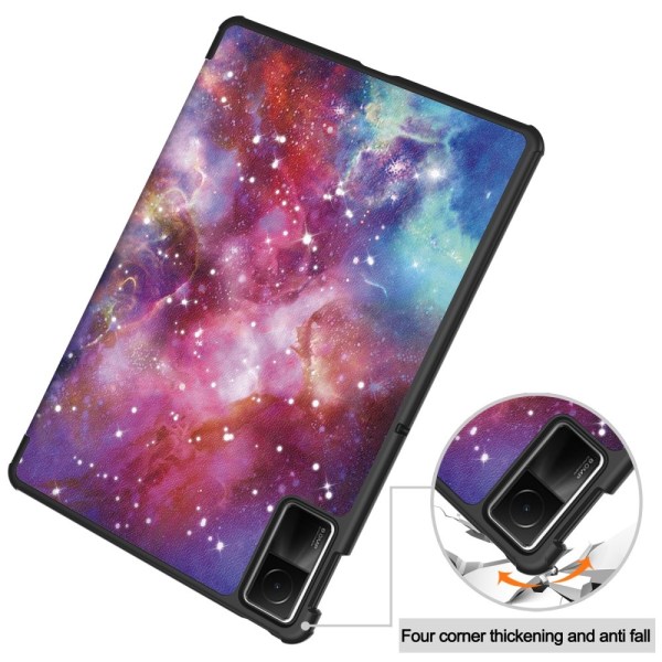 Xiaomi Redmi Pad SE Stativ Slim Fit Deksel Sleep / Wake - Space Multicolor