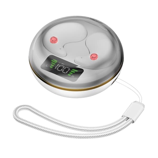 Sleep - hovedtelefoner Bluetooth I øret til at sove med - Hvid White