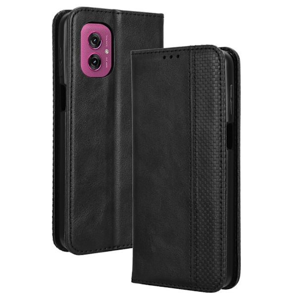 Motorola Moto G55 Case Wallet Case Shell -kotelolle Black