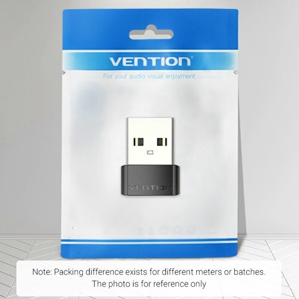USB 2.0 A Han til USB C Hun Adapter 480Mbps Dataoverførsel OTG Konverter Black