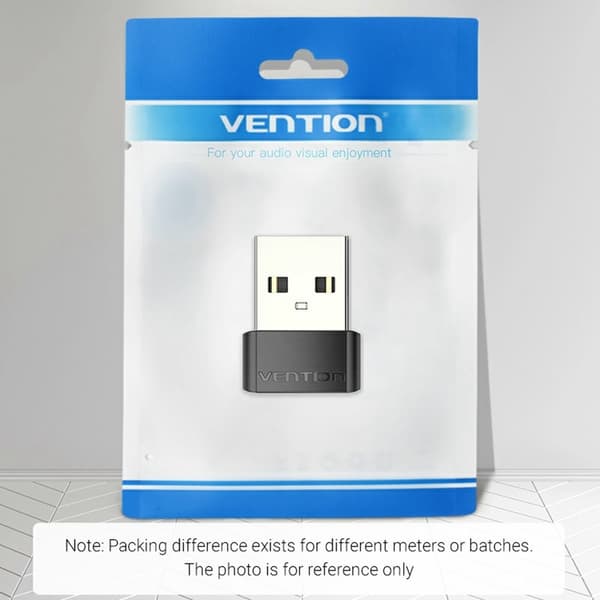USB 2.0 A hann til USB C hunn-adapter 480 Mbps dataoverføring OTG-konverter Black