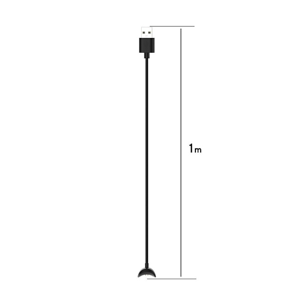 Amazfit X 1m USB - opladningskabelholder - sort Black