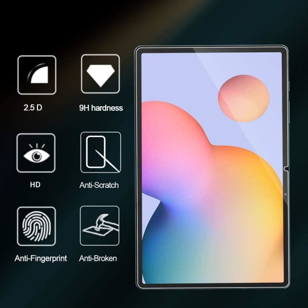 Samsung Galaxy Tab S7 / Tab S8 karkaistu lasi näytönsuoja Transparent
